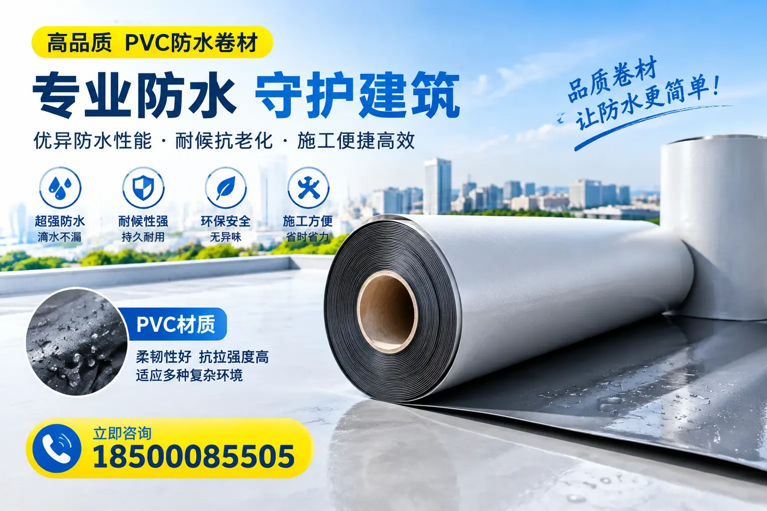 PVC防水卷材的安全性分析，定西居民需了解的知识