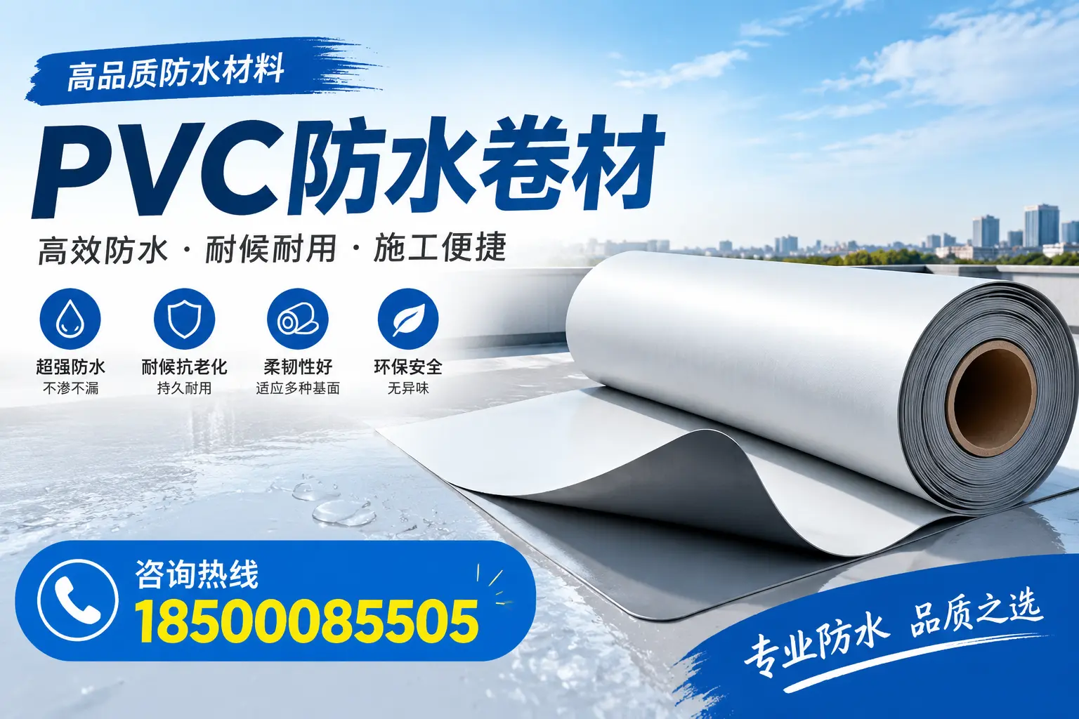 如何在定西选择合适的pvc防水卷材