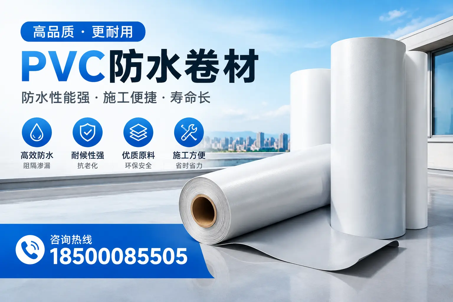 定西pvc防水卷材的环保性及安全性探讨